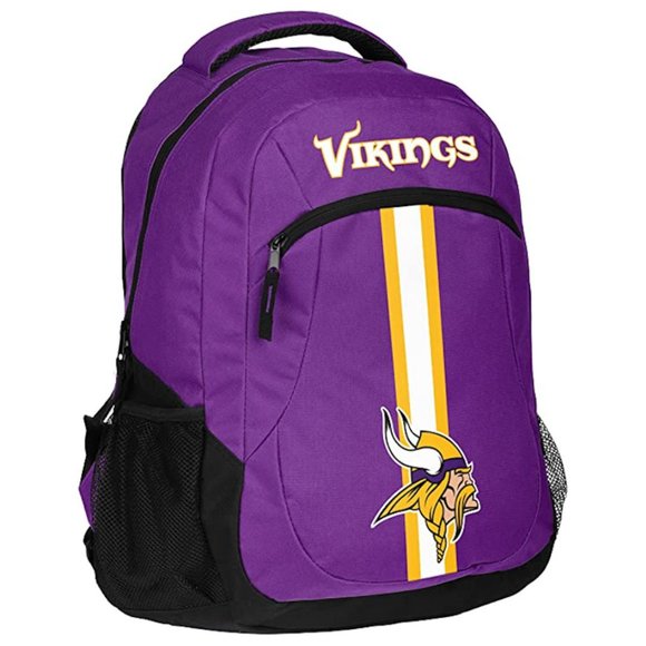 NFL Minnesota Vikings Team Logo Action Backpack